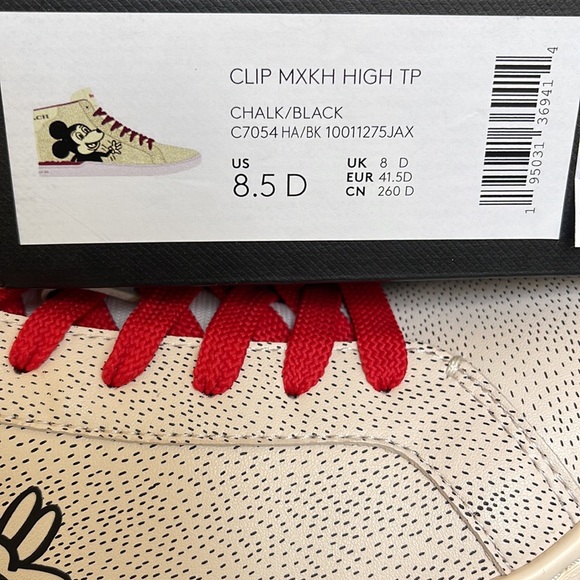 Coach CLIP MXKH HIGH TP Chalk/Black WMNS sneakers Disney - Picture 16 of 16